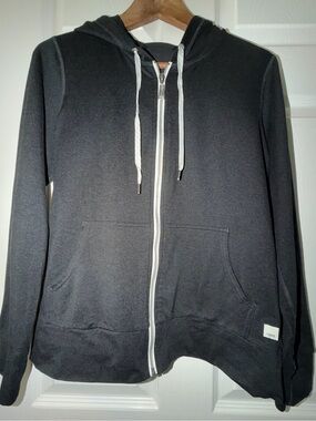 Vuori Halo Performance Full Zip Hoodie 2.0 Grey Heather Size Small